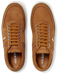 Мужские светло-коричневые кеды от Neil Barrett