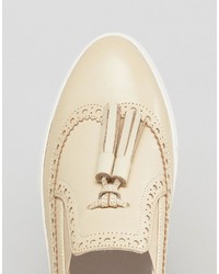 Женские светло-коричневые кеды от Dune