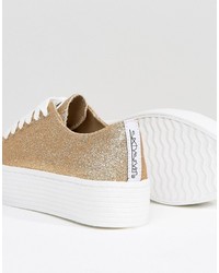 Женские светло-коричневые кеды от Sixty Seven