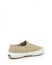 Мужские светло-коричневые кеды от Superga