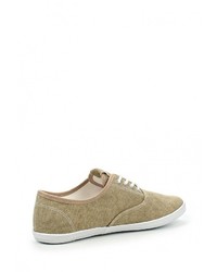 Женские светло-коричневые кеды от Tamaris