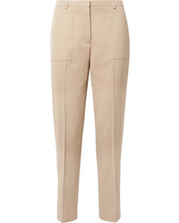 Женские светло-коричневые классические брюки от Akris