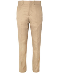 Мужские светло-коричневые классические брюки от Alexander McQueen