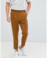 Мужские светло-коричневые классические брюки от ASOS DESIGN
