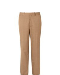 Мужские светло-коричневые классические брюки от Auralee