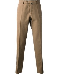Мужские светло-коричневые классические брюки от Caruso