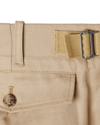 Мужские светло-коричневые классические брюки от Alexander McQueen