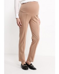 Женские светло-коричневые классические брюки от week by week