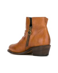 Светло-коричневые кожаные ботильоны от Fiorentini+Baker