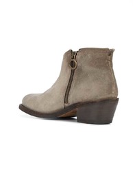 Светло-коричневые кожаные ботильоны от Fiorentini+Baker