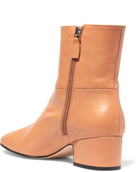 Светло-коричневые кожаные ботильоны от Joseph