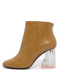 Светло-коричневые кожаные ботильоны от Acne Studios