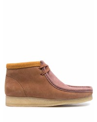 Светло-коричневые кожаные ботинки дезерты от Clarks Originals