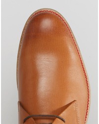 Светло-коричневые кожаные ботинки дезерты от Lambretta