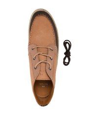 Светло-коричневые кожаные ботинки дезерты от PS Paul Smith