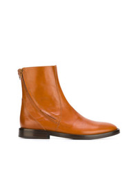 Мужские светло-коричневые кожаные ботинки челси от A.F.Vandevorst