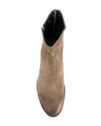 Мужские светло-коричневые кожаные ботинки челси от Project Twlv