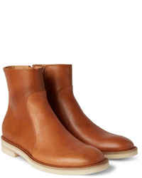 Мужские светло-коричневые кожаные ботинки челси от Maison Margiela