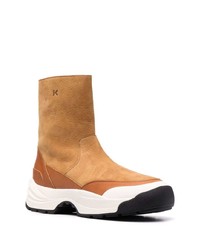 Мужские светло-коричневые кожаные ботинки челси от Kenzo