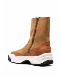 Мужские светло-коричневые кожаные ботинки челси от Kenzo