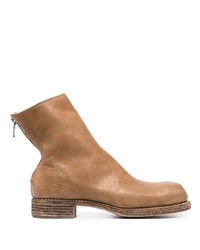 Мужские светло-коричневые кожаные ботинки челси от Guidi