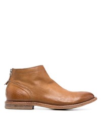 Мужские светло-коричневые кожаные ботинки челси от Moma
