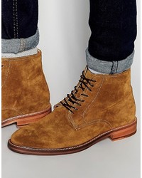 Мужские светло-коричневые кожаные ботинки от Aldo