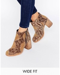 Женские светло-коричневые кожаные ботинки от Asos