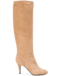 Женские светло-коричневые кожаные ботинки от Casadei