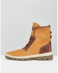 Мужские светло-коричневые кожаные ботинки от Timberland