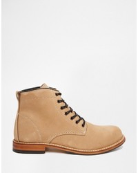 Мужские светло-коричневые кожаные ботинки от Aldo