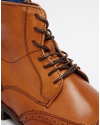 Мужские светло-коричневые кожаные ботинки от Dune