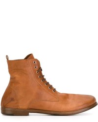 Женские светло-коричневые кожаные ботинки от Marsèll