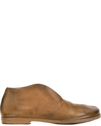 Женские светло-коричневые кожаные ботинки от Marsèll