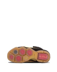 Мужские светло-коричневые кожаные высокие кеды от Nike