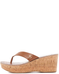 Светло-коричневые кожаные вьетнамки от Sam Edelman