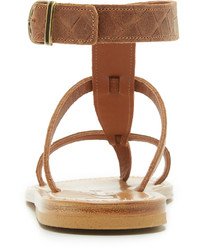 Светло-коричневые кожаные гладиаторы от K. Jacques