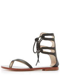 Светло-коричневые кожаные гладиаторы от Matiko