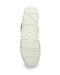 Женские светло-коричневые кожаные кеды от Aldo