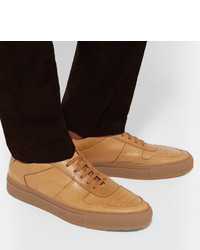 Мужские светло-коричневые кожаные кеды от Common Projects