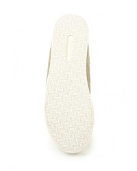 Женские светло-коричневые кожаные кеды от DKNY