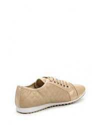 Женские светло-коричневые кожаные кеды от L.Day