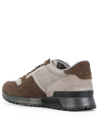 Мужские светло-коричневые кожаные кеды от Tod's