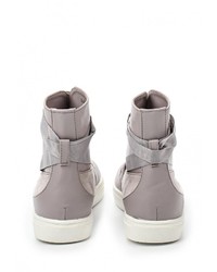 Женские светло-коричневые кожаные кеды от LOST INK