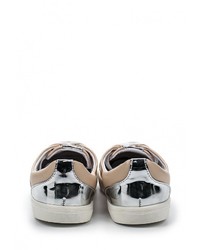 Женские светло-коричневые кожаные кеды от LOST INK