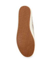 Женские светло-коричневые кожаные кеды от s.Oliver