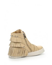 Женские светло-коричневые кожаные кеды от Sweet Shoes