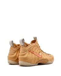 Мужские светло-коричневые кожаные кроссовки от Nike