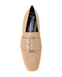 Женские светло-коричневые кожаные лоферы от Dorateymur