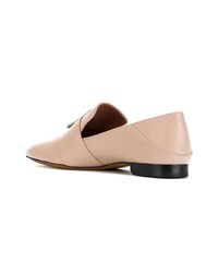 Женские светло-коричневые кожаные лоферы от Bally